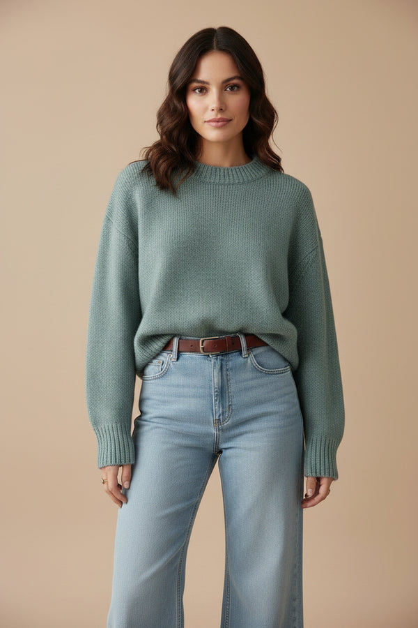 Ivory Grace Knit Sweater