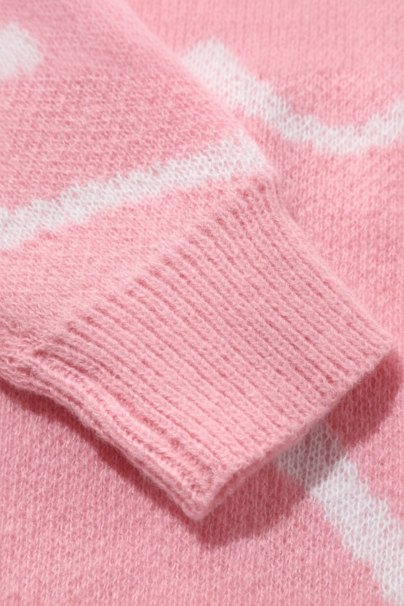Rose Geometry Knit Sweater