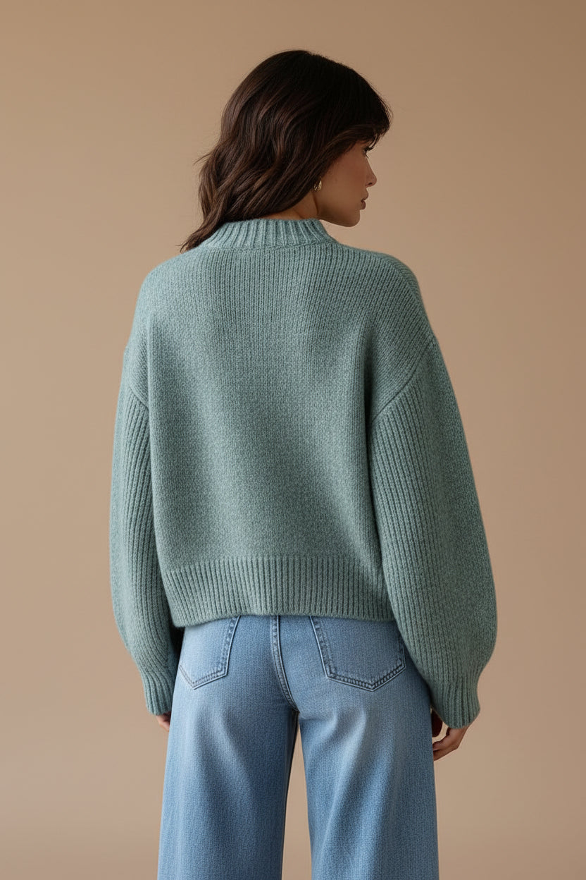 Ivory Grace Knit Sweater